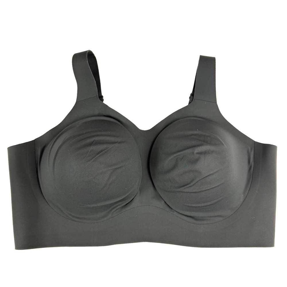 Evelyn & Bobbie The Beyond Bra Size 2XL Black Wireless Adjustable Strap Plus Sz